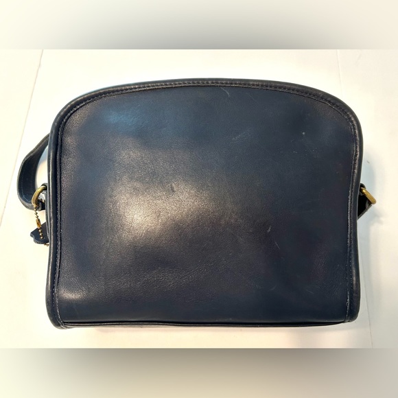 Vintage Coach Metropolis Zip bag, #9087, Blue crossbody (adjustable strap) EUC - Picture 3 of 11